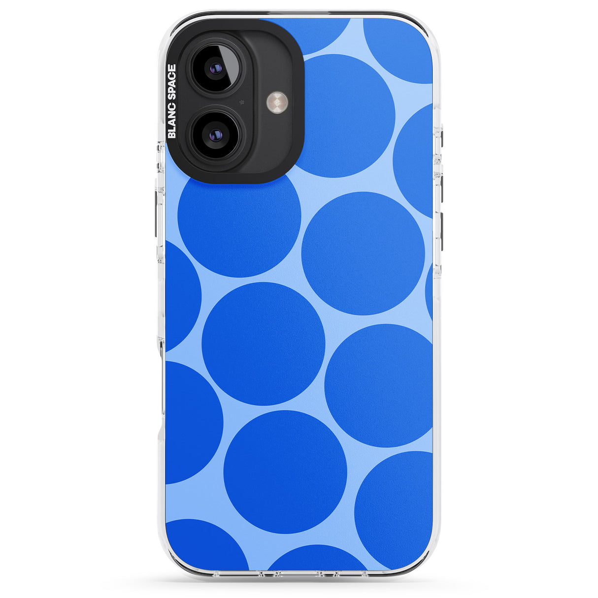 Abstract Retro Shapes: Blue Dots