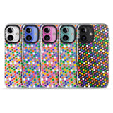 iPhone 16 Pro Max Multicolour Polka-dot Fiesta Black Impact Phone Case