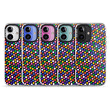 iPhone 16 Pro Max Multicolour Polka-dot Fiesta (Purple) Black Impact Phone Case