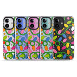 iPhone 16 Pro Max Festive Lights Pattern Black Impact Phone Case