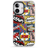 iPhone 16 Pro Max Onomatopoeia Black Impact Phone Case