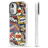 iPhone 16 Pro Max Onomatopoeia Black Impact Phone Case