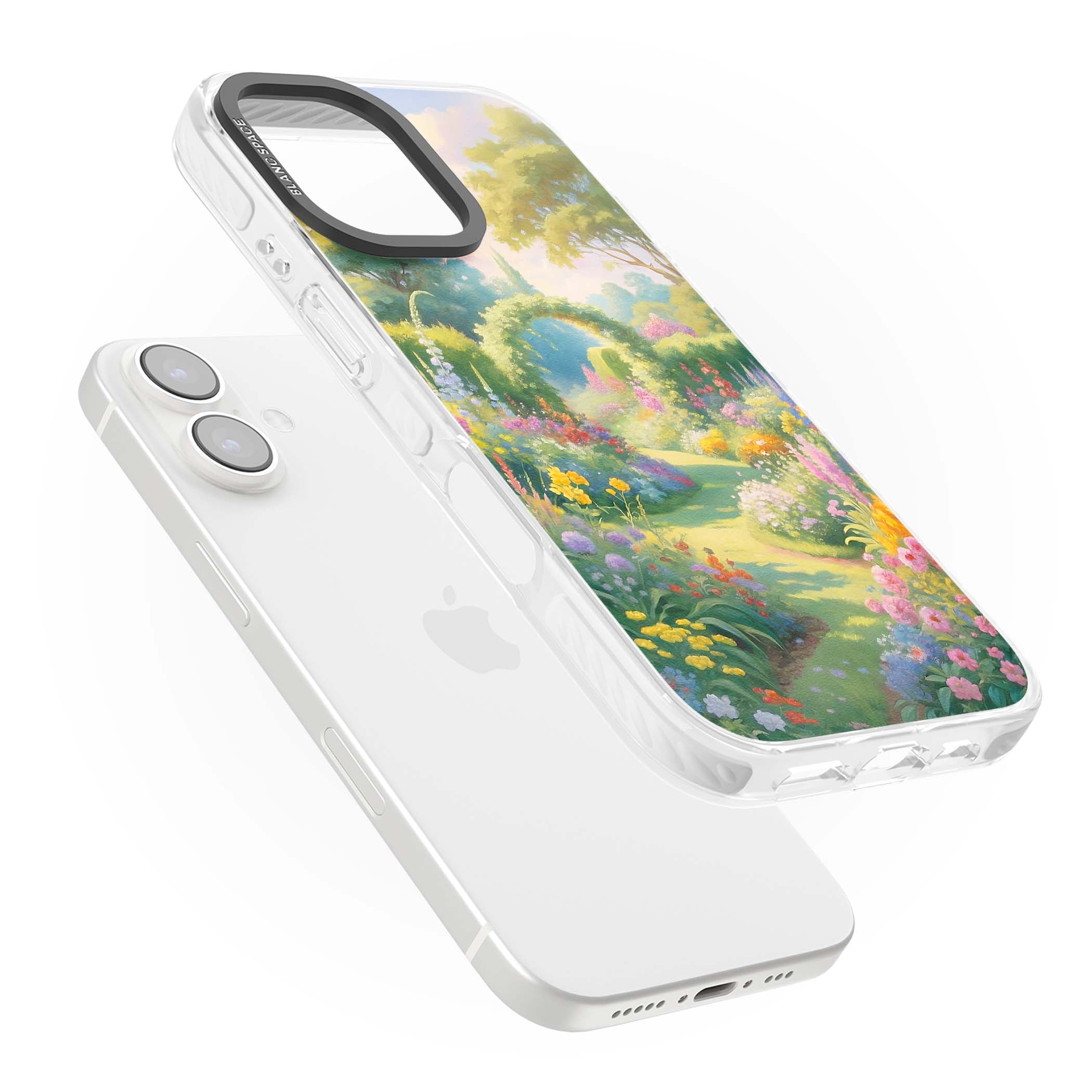 The Painter's Garden floral iPhone case | Clear Impact case for iPhone 16, iPhone 16 Plus