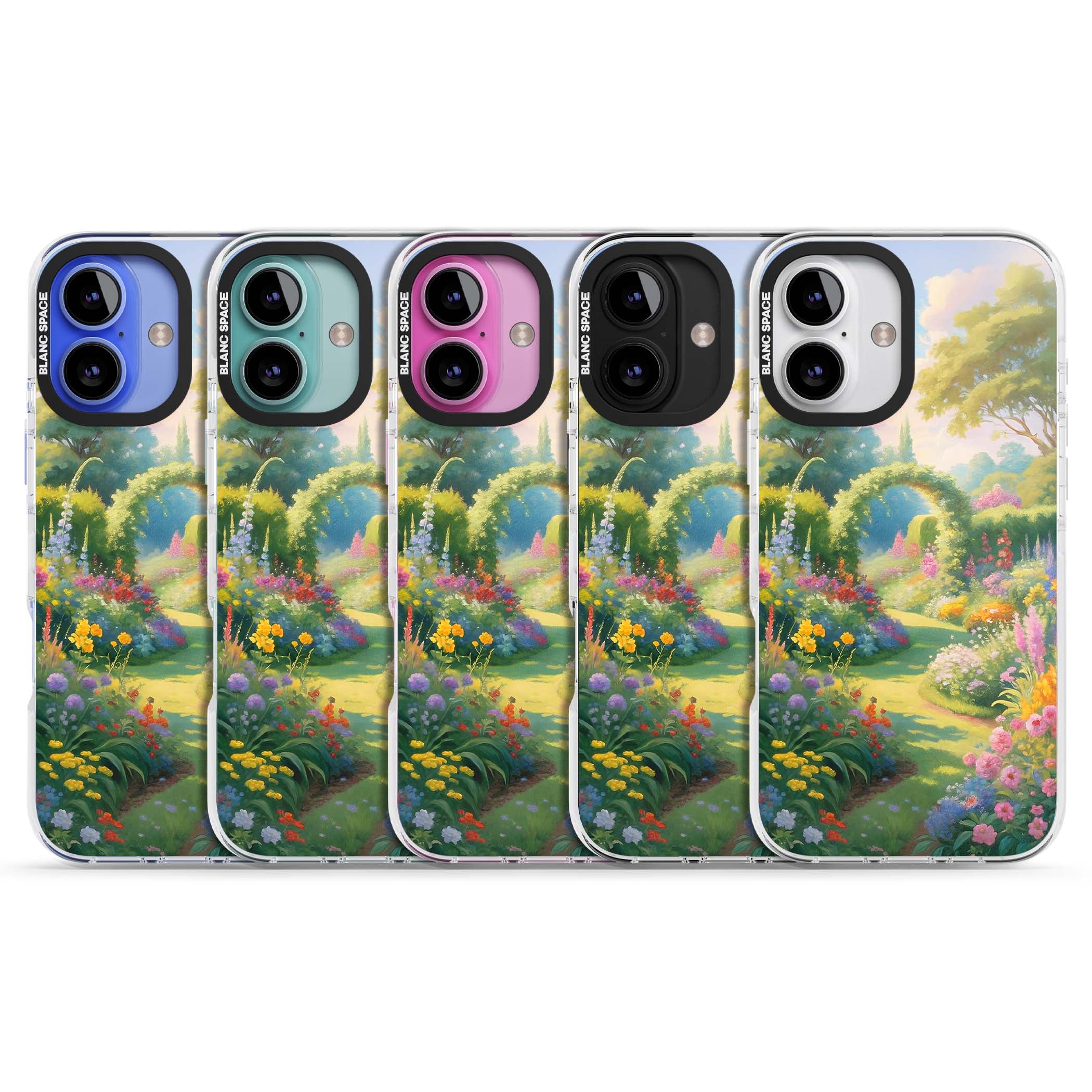 The Painter's Garden floral iPhone case | Clear Impact case for iPhone 16, iPhone 16 Plus