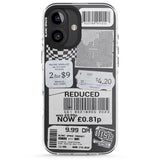 iPhone 16 Pro Max White Sticker Mix Black Impact Phone Case