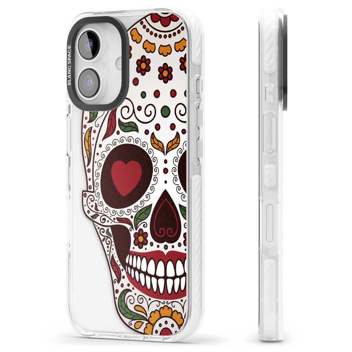 iPhone 16 Pro Max Autumn Sugar Skull Black Impact Phone Case