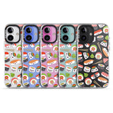 iPhone 16 Pro Max Kawaii Sushi Mix Black Impact Phone Case