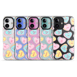 iPhone 16 Pro Max Sarcastic Love Hearts Black Impact Phone Case