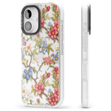 iPhone 16 Pro Max Vintage Vines & Flowers Clear Impact Phone Case + Magsafe