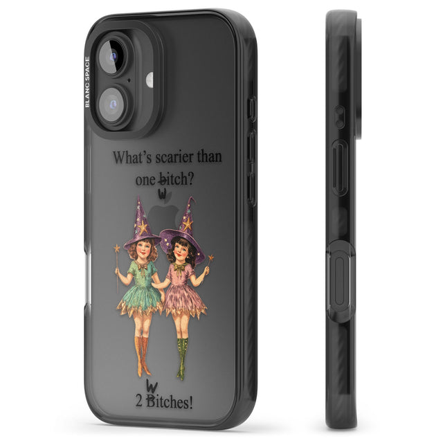 Two Witches Impact Phone Case for iPhone 16, iPhone 16 Plus