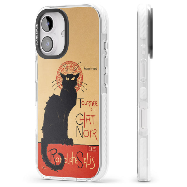 iPhone 16 Pro Max Tournee du Chat Noir Poster Black Impact Phone Case