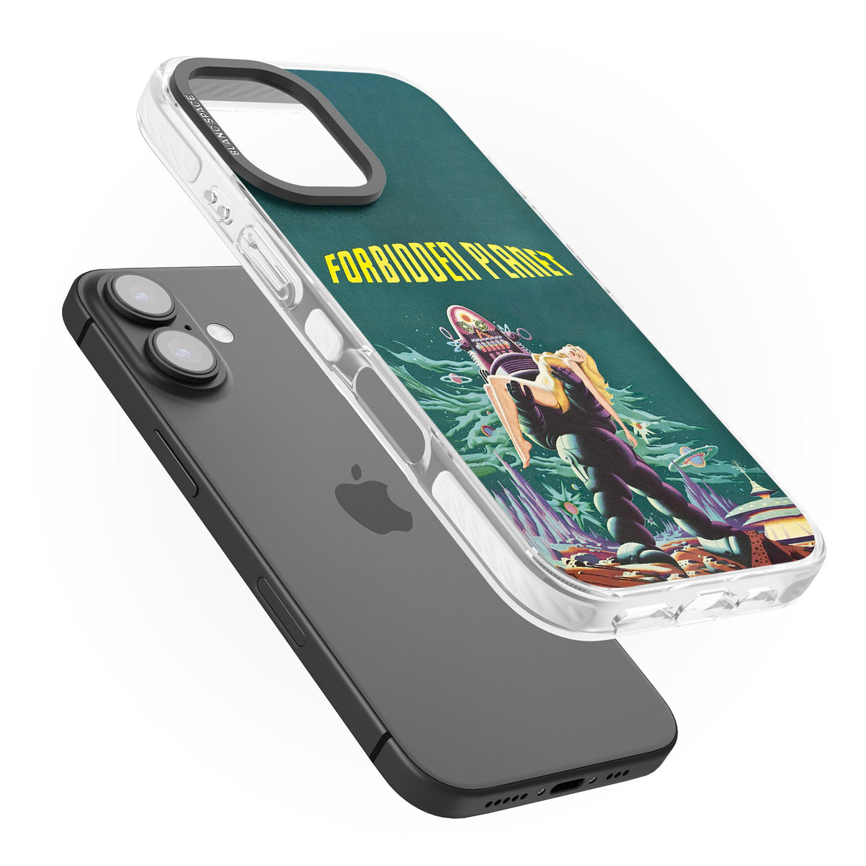 iPhone 16 Pro Max Forbidden Planet Poster Black Impact Phone Case