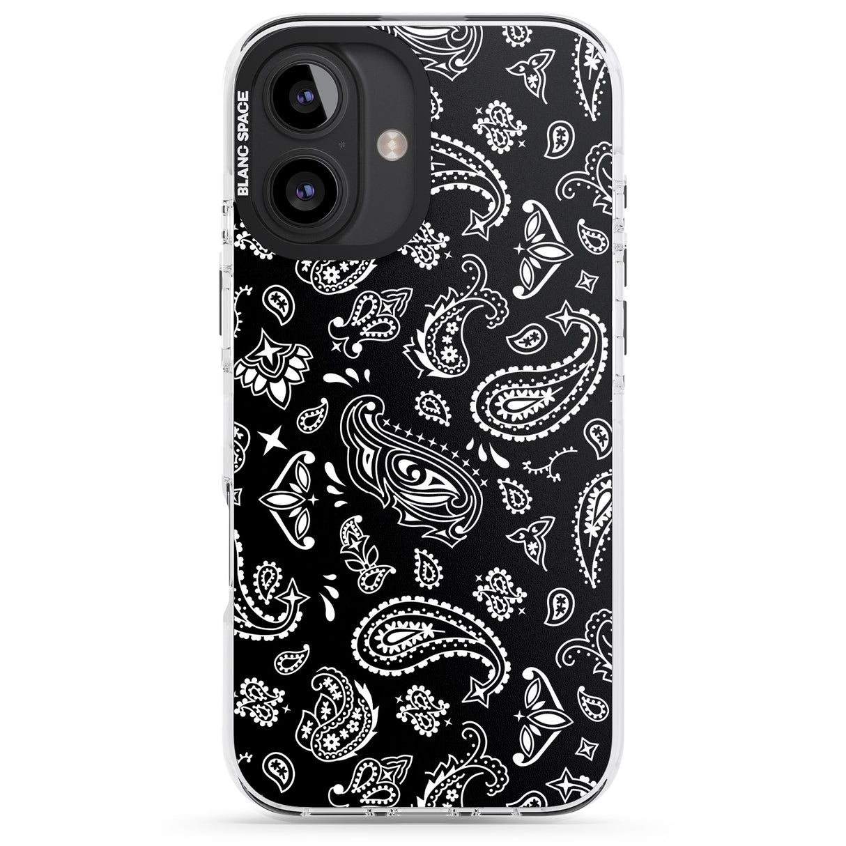 iPhone 16 Pro Max Black Bandana Black Impact Phone Case