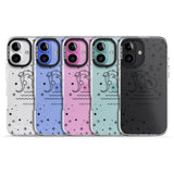 iPhone 16 Pro Max Aquarius Emblem - Transparent Design Black Impact Phone Case