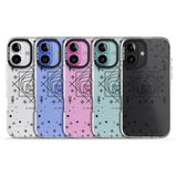 iPhone 16 Pro Max Virgo Emblem - Transparent Design Black Impact Phone Case