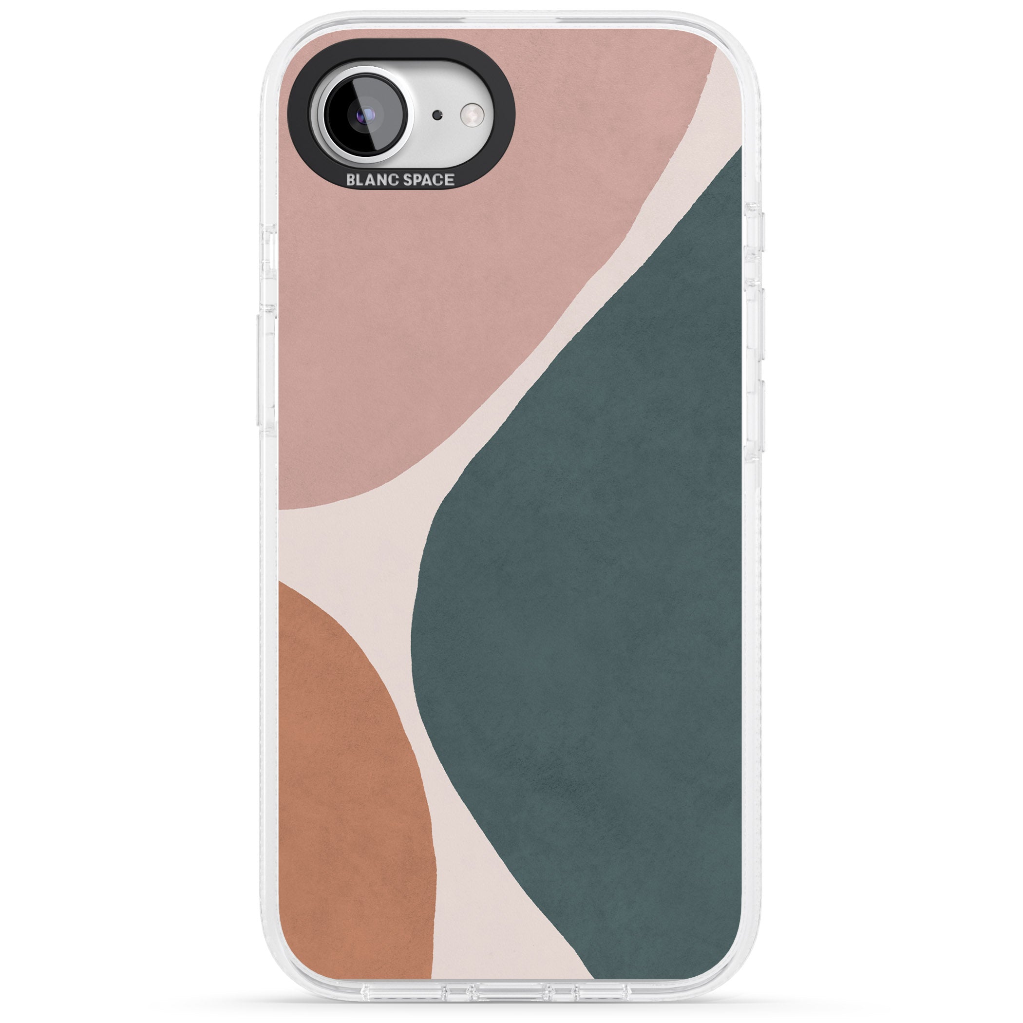 Lush Abstract Watercolour Design #8 iPhone 16e Clear Case Impact Air - Blanc Space
