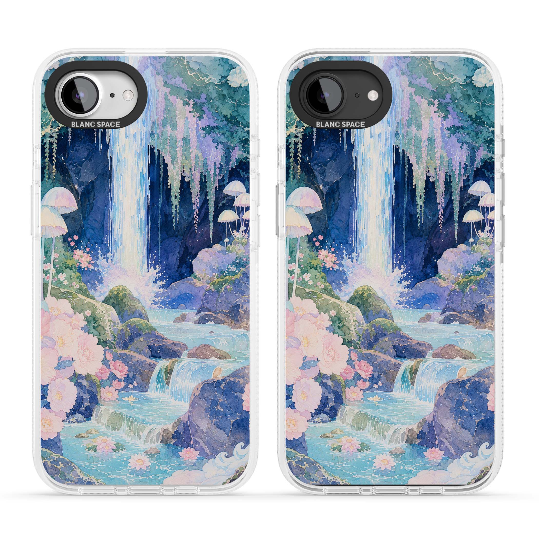 Mystic Waterfall art iPhone case | Clear Case Impact Air case for iPhone 16e, iPhone 17e