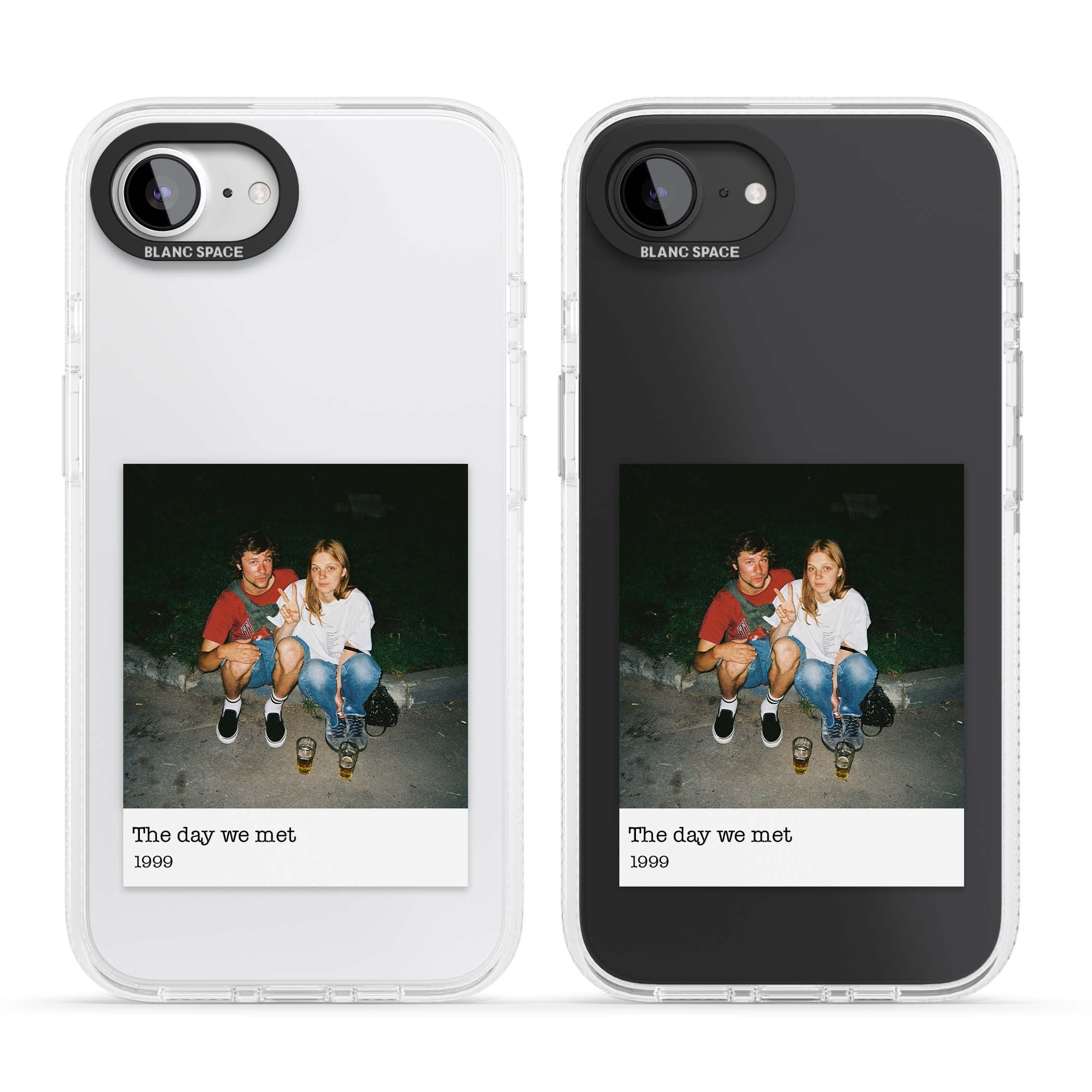 Photo Memory minimal iPhone case | Clear Case Impact Air case for iPhone 16e, iPhone 17e