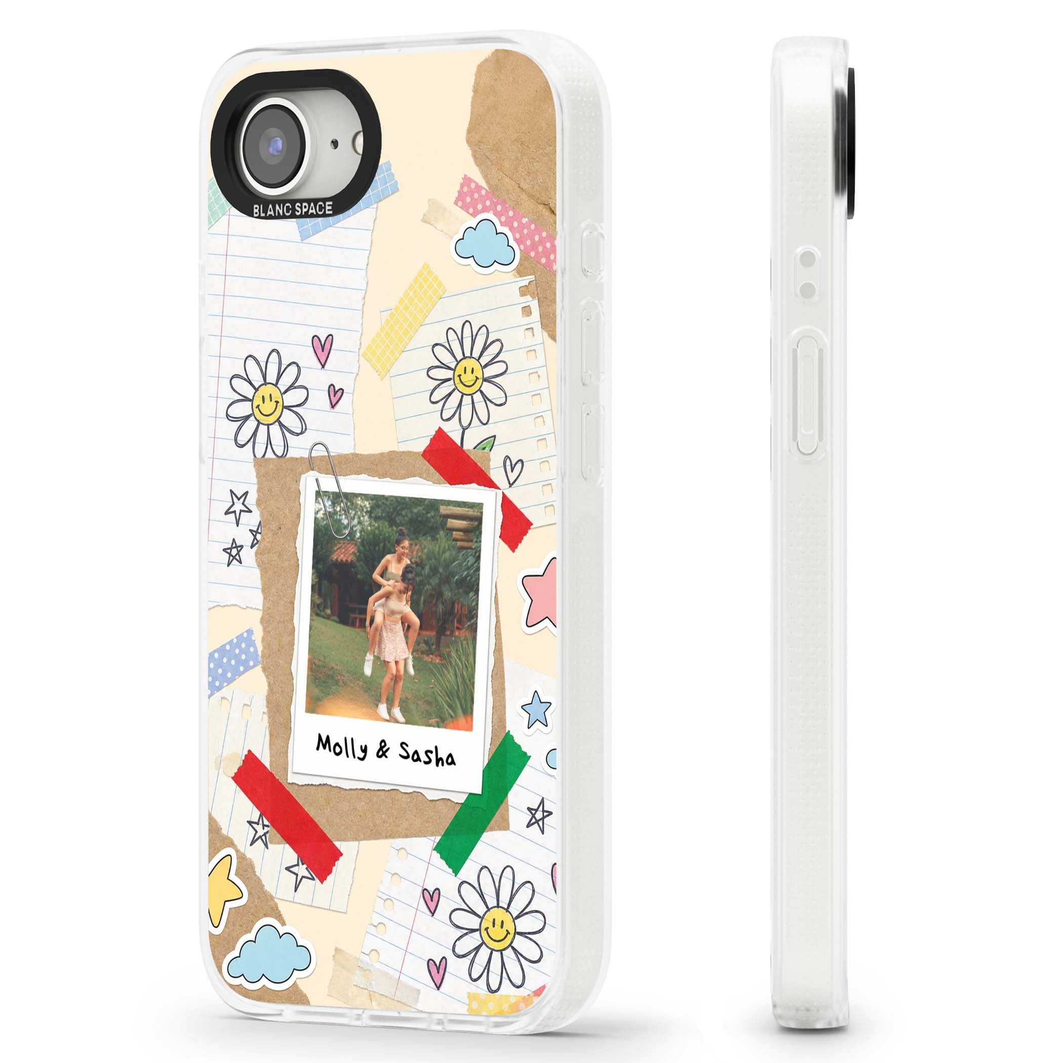 Scrapbook Photo coquette iPhone case | Clear Case Impact Air case for iPhone 16e, iPhone 17e