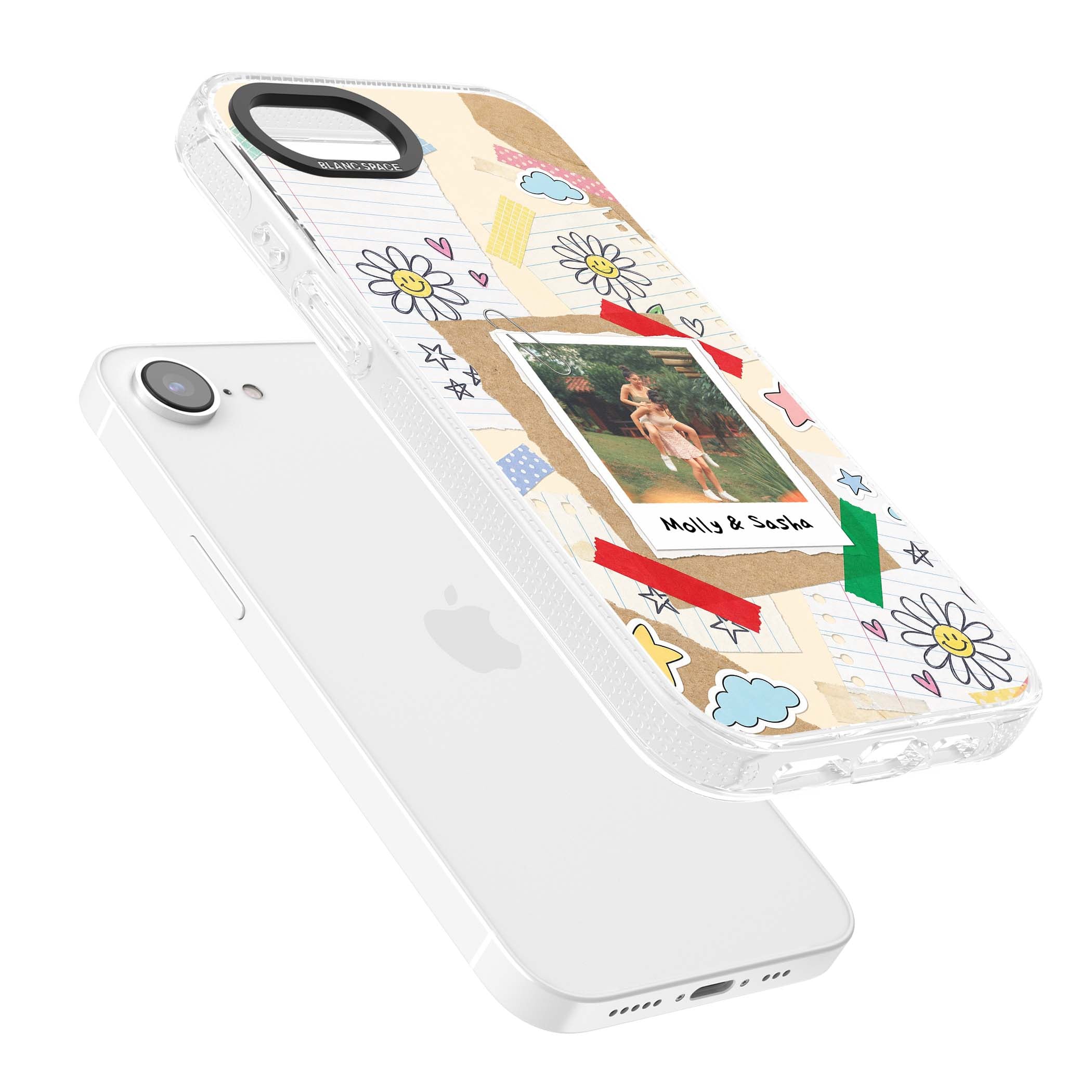 Scrapbook Photo coquette iPhone case | Clear Case Impact Air case for iPhone 16e, iPhone 17e