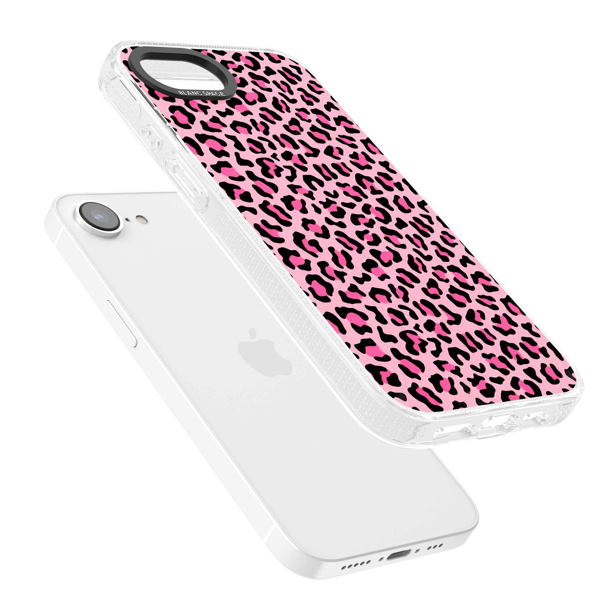 Pink Leopard baddie iPhone case | Clear Case Impact Air case for iPhone 16e, iPhone 17e
