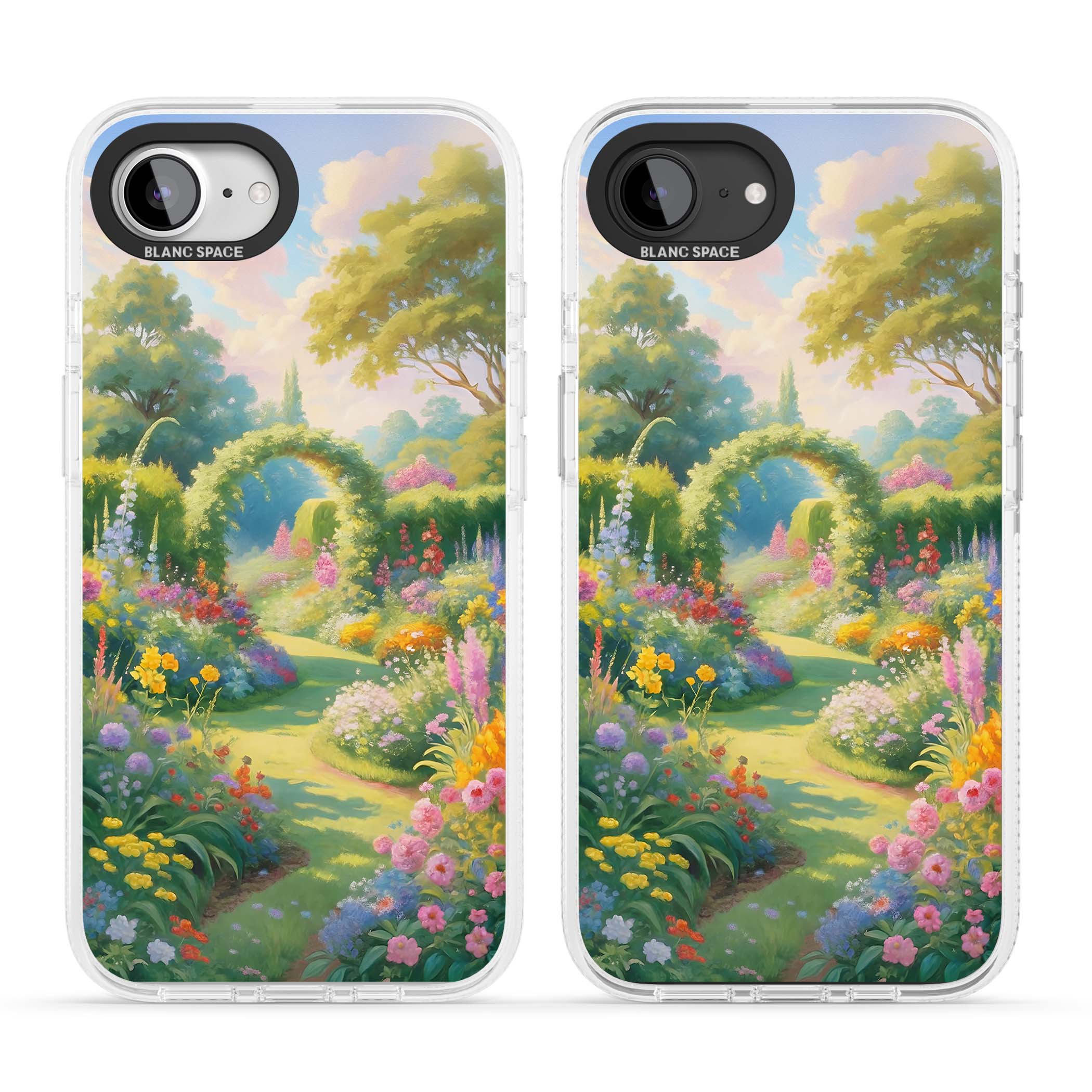 The Painter's Garden floral iPhone case | Clear Case Impact Air case for iPhone 16e, iPhone 17e