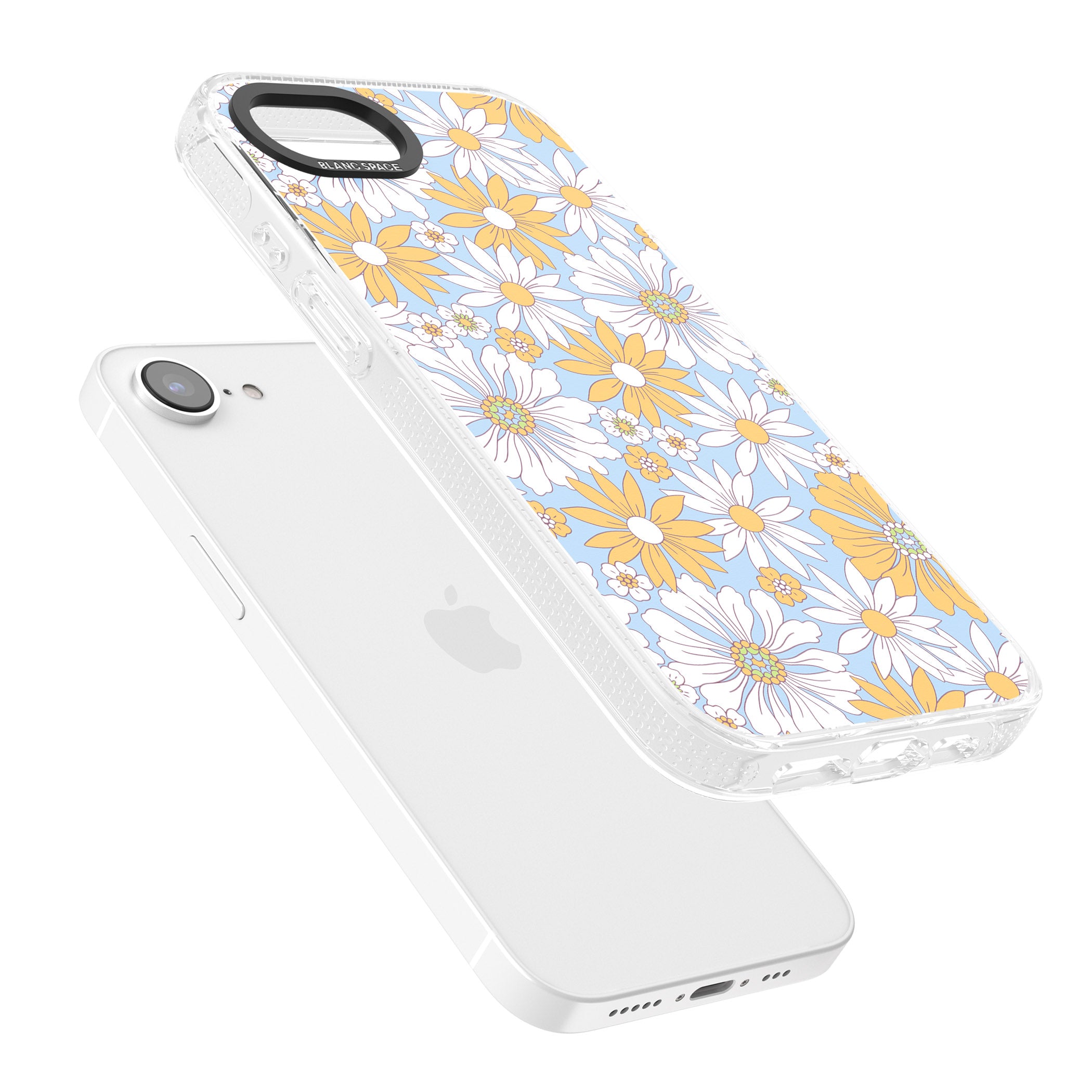 Summers Day Flower Mix iPhone 16e Clear Case Impact Air - Blanc Space