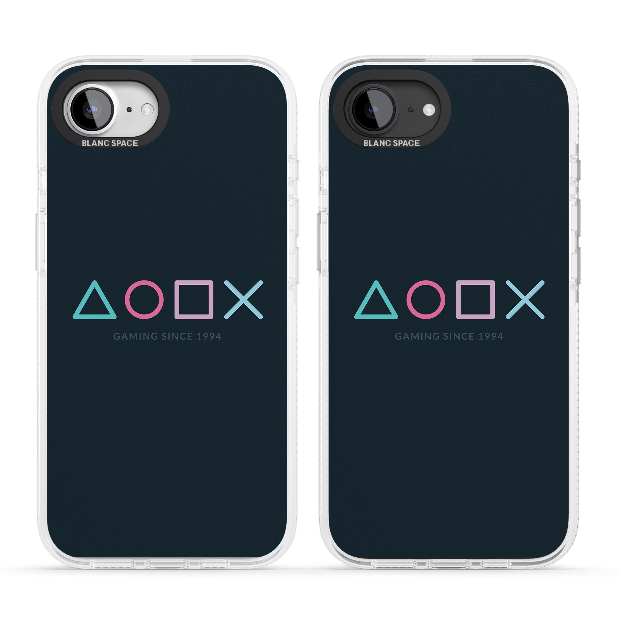 Gaming Since 1994 Station iPhone 16e Clear Case Impact Air - Blanc Space