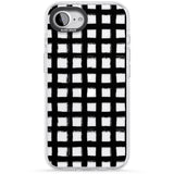 Messy Black Grid - Clear