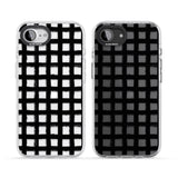 Messy Black Grid - Clear