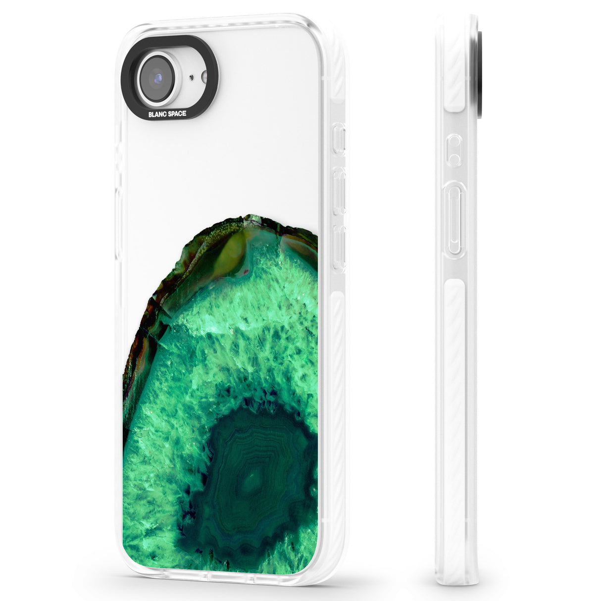 Emerald Green Gemstone Crystal Clear Design