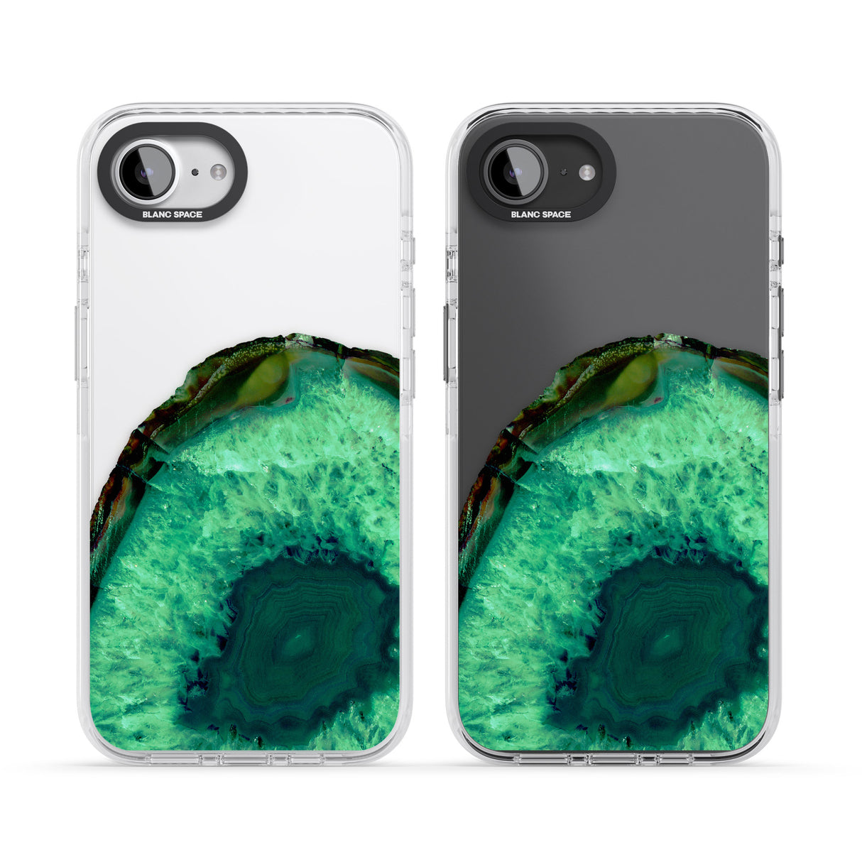Emerald Green Gemstone Crystal Clear Design