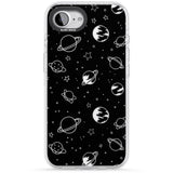 Cosmic Outer Space Design Clear on Black