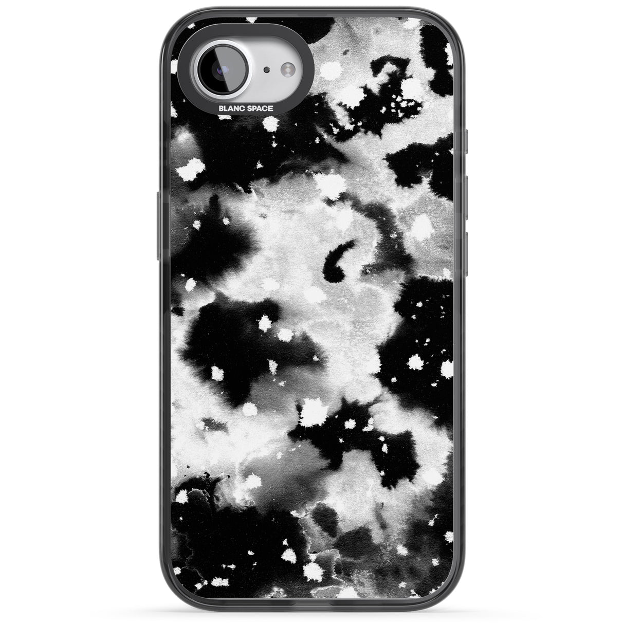 Black & White Acid Wash Tie-Dye Pattern