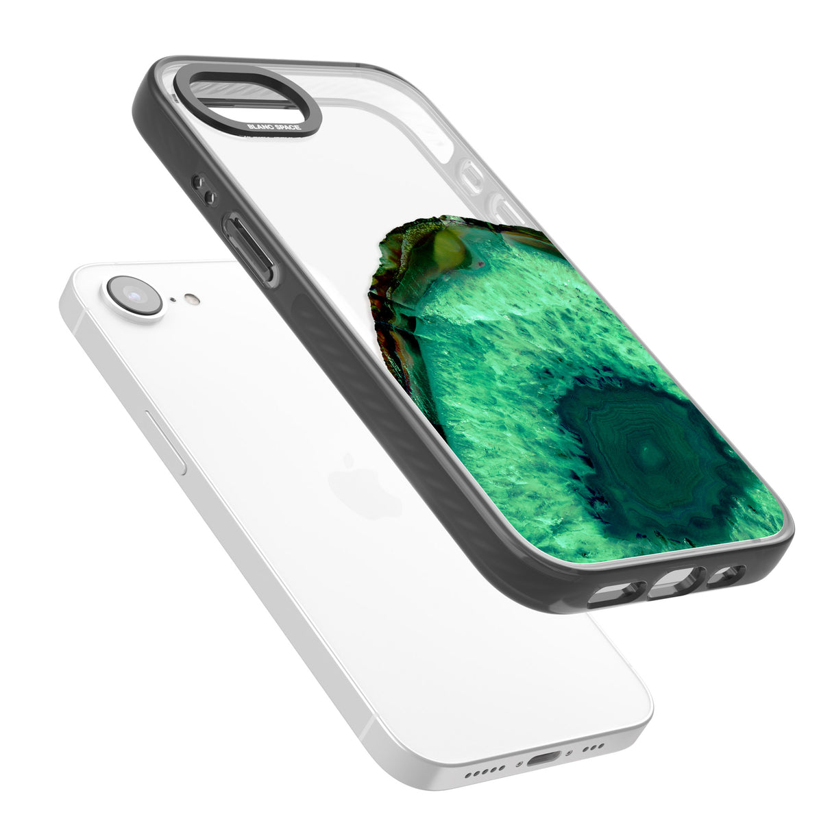 Emerald Green Gemstone Crystal Clear Design