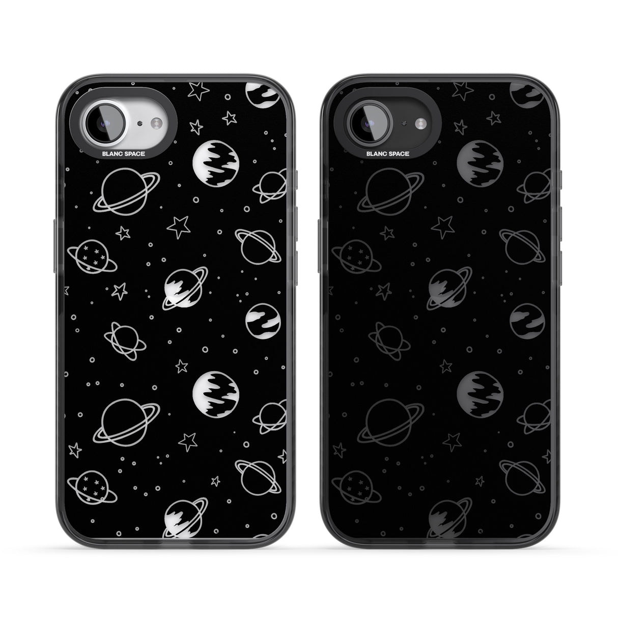 Cosmic Outer Space Design Clear on Black