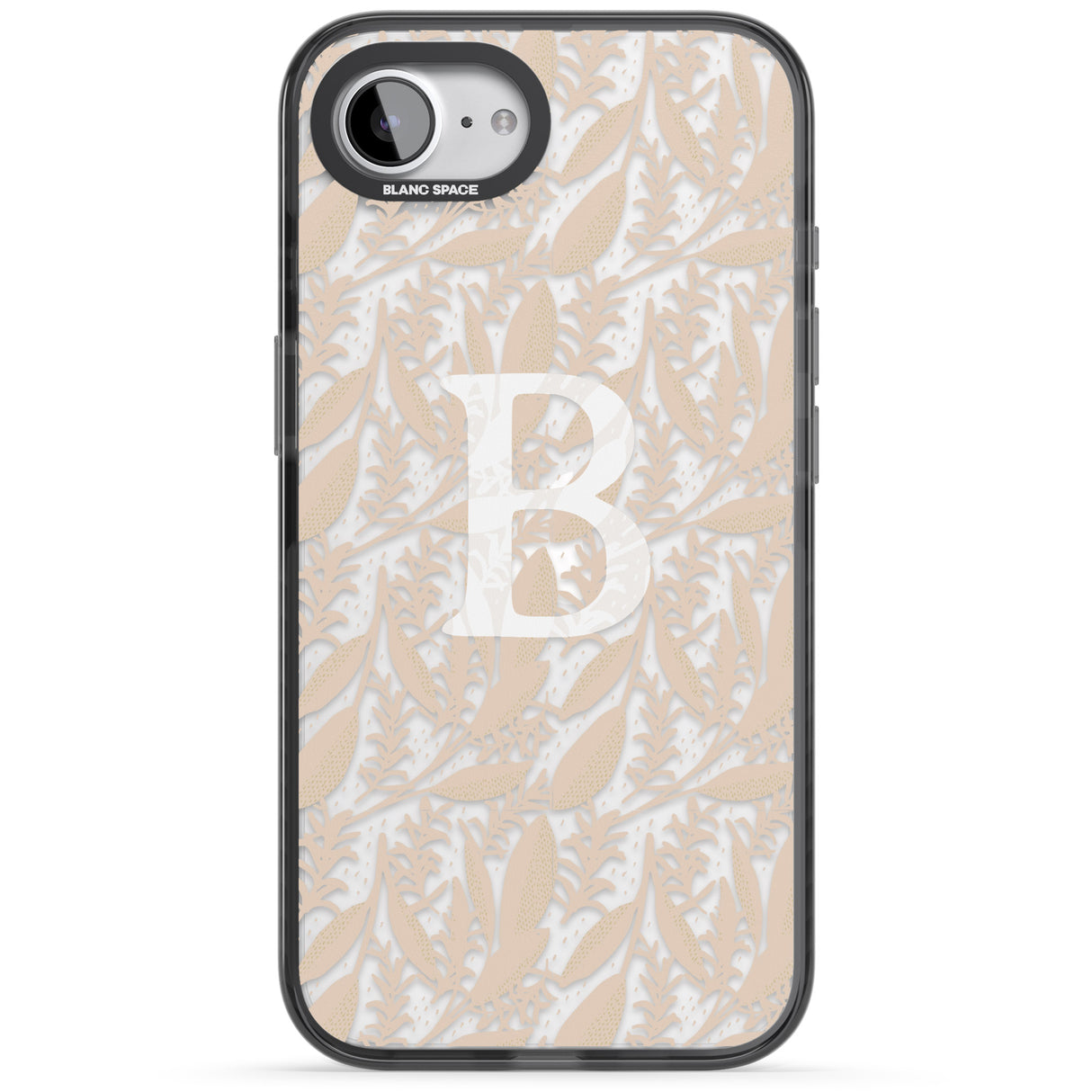 Personalised Subtle Monogram Abstract Floral