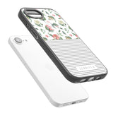 Personalised Light Floral Pattern & Stripes