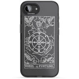 Personalised Wheel of Fortune Tarot Card - White Transparent