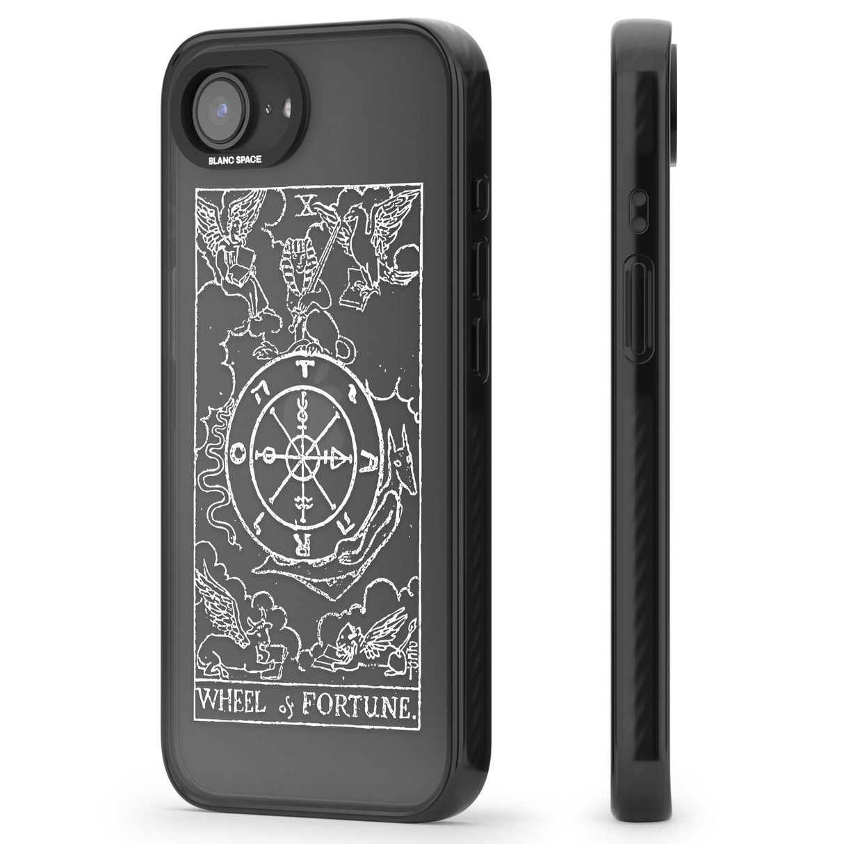 Personalised Wheel of Fortune Tarot Card - White Transparent