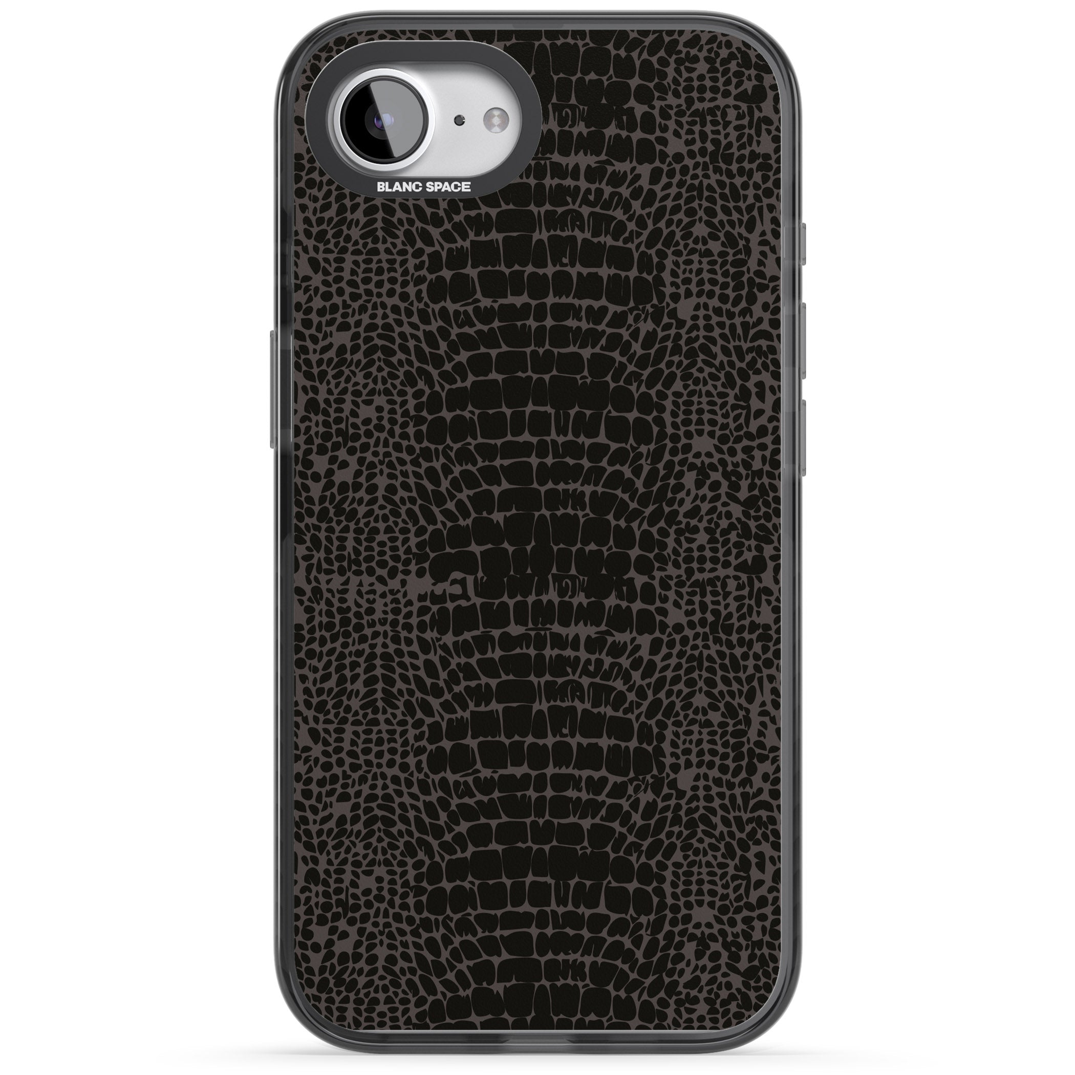 Dark Animal Print Snake Skin
