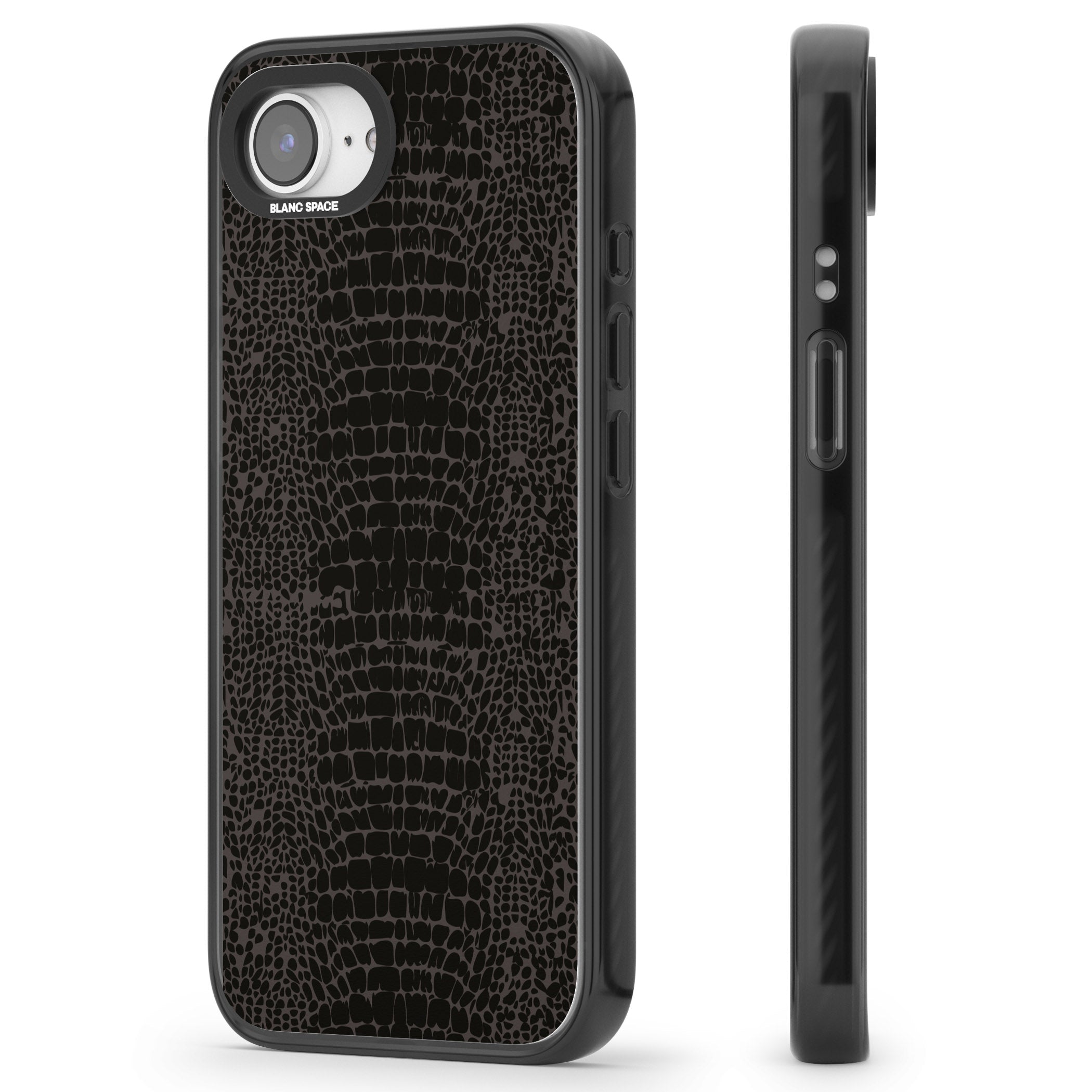 Dark Animal Print Snake Skin