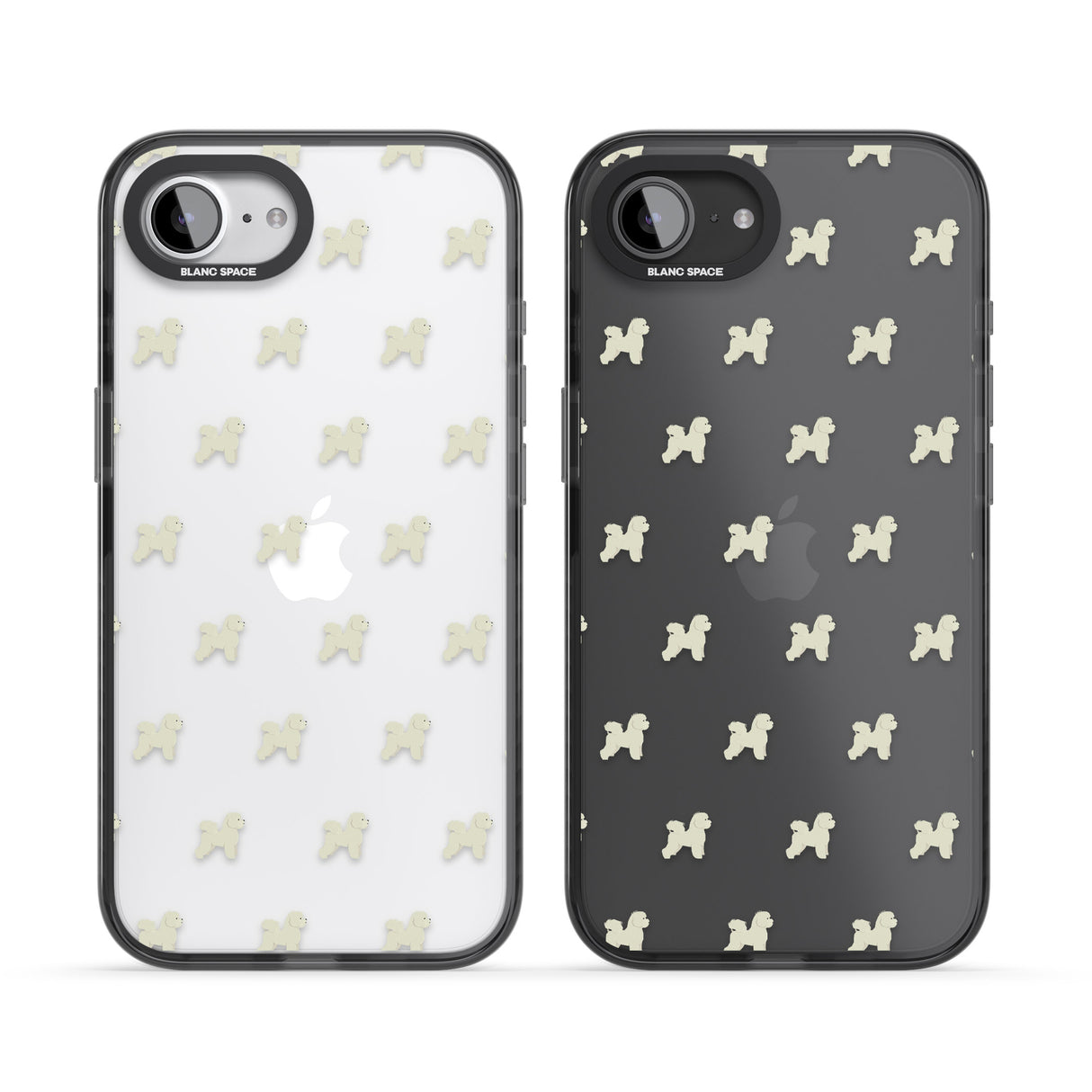 Bichon Frise Dog Pattern Clear