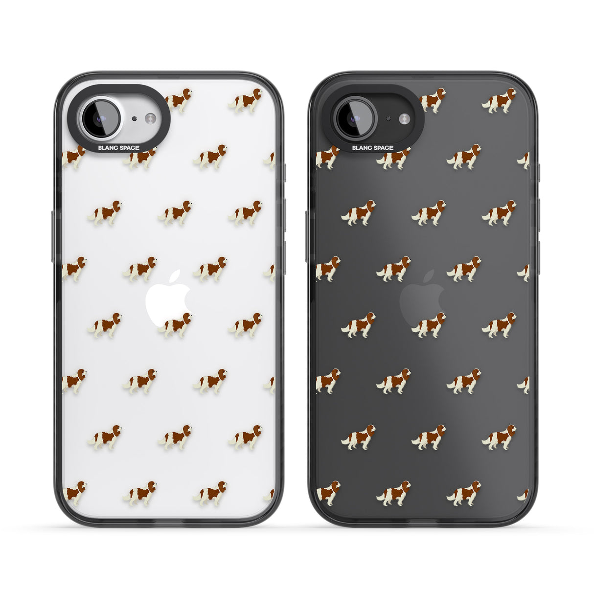 Cavalier King Charles Spaniel Pattern Clear
