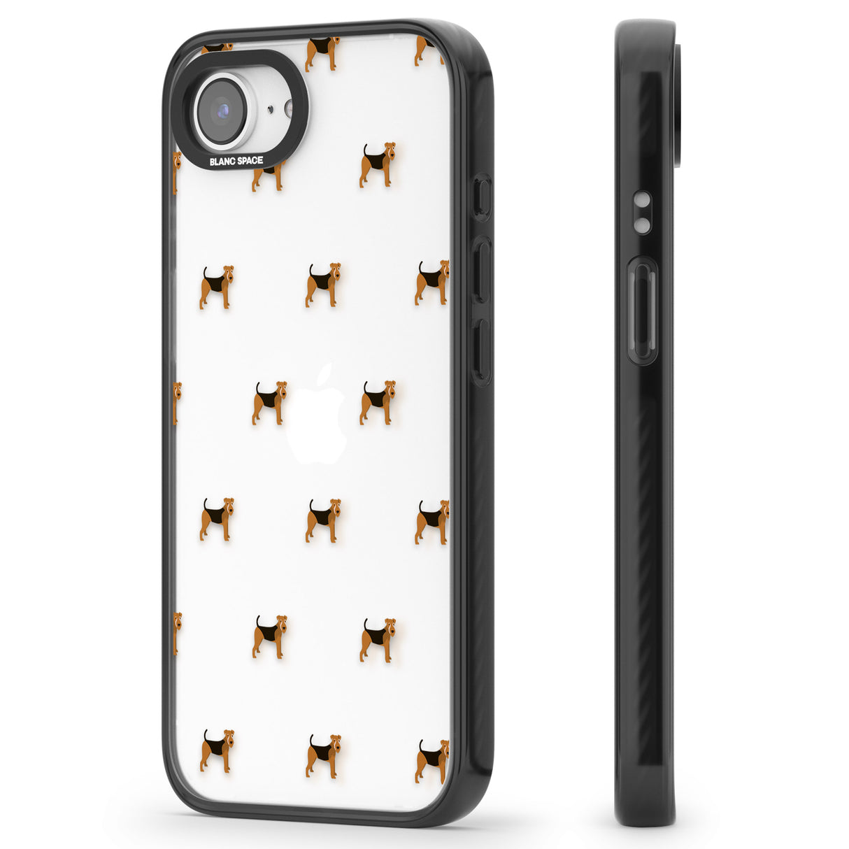 Airedale Terrier Dog Pattern Clear