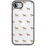 Border Terrier Dog Pattern Clear