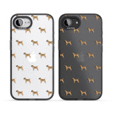 Border Terrier Dog Pattern Clear
