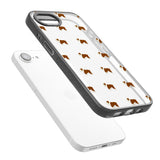 English Bulldog Dog Pattern Clear
