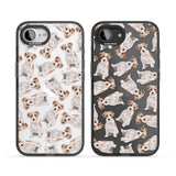 Wirehaired Jack Russell Watercolour Dog Pattern