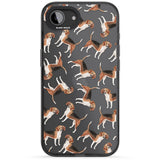 Beagle Watercolour Dog Pattern